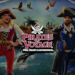Captain commanding a dramatic sea battle on stage