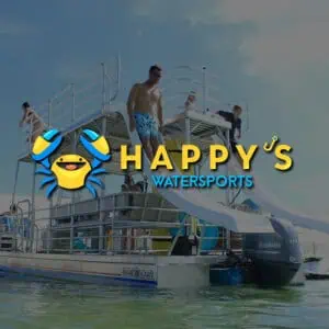 Happy's Watersports Pontoon with Slide - Image 1