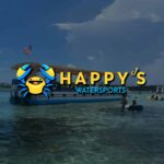 Happy's Watersports daytime dolphin cruise on clear blue water